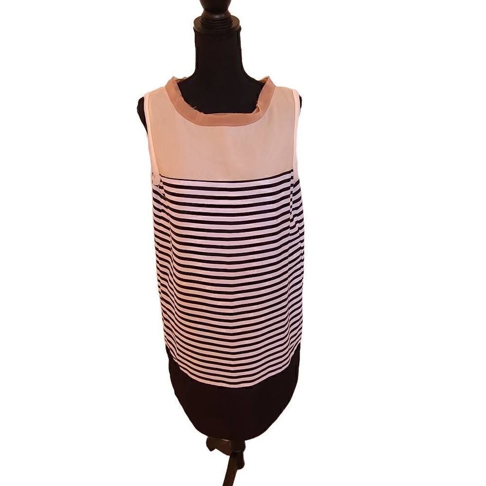 Gibson Latimer Womens Fully Lined Shift Dress Size M
